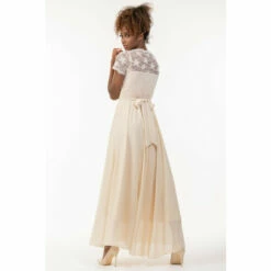Jolie Moi Short Sleeve Lace Maxi Chiffon Dress -Jolie Moi Shop unnamed file 797