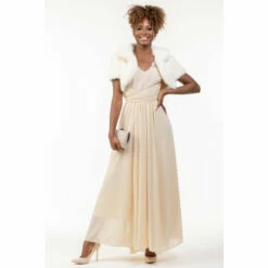 Jolie Moi Short Sleeve Lace Maxi Chiffon Dress -Jolie Moi Shop unnamed file 798