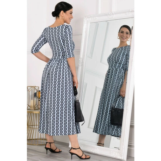 unnamed-file-846.jpg Jolie Moi Cierra Blue 3/4 Sleeve Maxi Dress -Jolie Moi Shop unnamed file 846