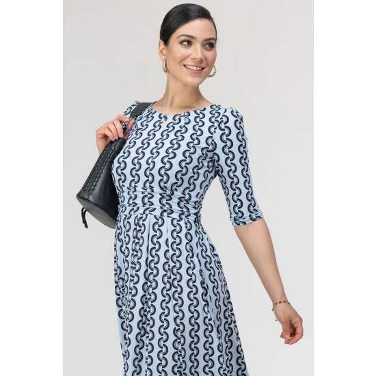 unnamed-file-849.jpg Jolie Moi Cierra Blue 3/4 Sleeve Maxi Dress -Jolie Moi Shop unnamed file 849