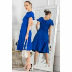 Jolie Moi Jaelyn Blue Flare Sleeve Dress 3 Jolie Moi Jaelyn Blue Flare Sleeve Dress -Jolie Moi Shop unnamed file 872
