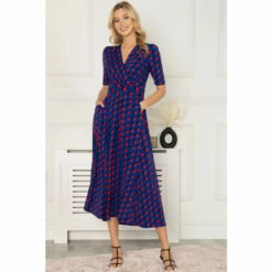 Jolie Moi Blue Akayla Printed Jersey Maxi Dress -Jolie Moi Shop unnamed file 880