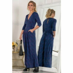 Jolie Moi Blue Giselle Wrap Front Jumpsuit -Jolie Moi Shop unnamed file 893