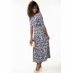 Jolie Moi Purple Pauline Sleeved Maxi Dress -Jolie Moi Shop unnamed file 9