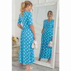 Jolie Moi Blue Odelia Wrap Front Maxi Dress -Jolie Moi Shop unnamed file 90