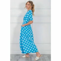 Jolie Moi Blue Odelia Wrap Front Maxi Dress -Jolie Moi Shop unnamed file 91