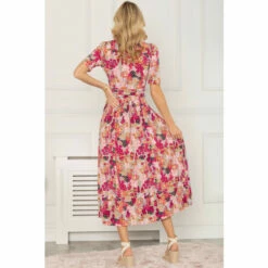 Jolie Moi Orange Akayla Printed Jersey Maxi Dress -Jolie Moi Shop unnamed file 911