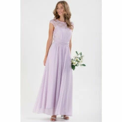 Jolie Moi Purple Basia Bridesmaid Lace Bodice Maxi Dress -Jolie Moi Shop unnamed file 991
