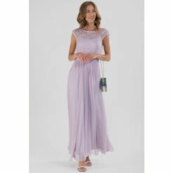 Jolie Moi Purple Basia Bridesmaid Lace Bodice Maxi Dress -Jolie Moi Shop unnamed file 992