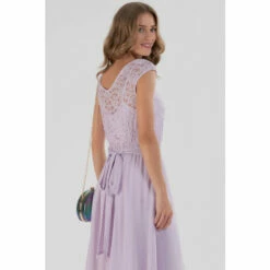 Jolie Moi Purple Basia Bridesmaid Lace Bodice Maxi Dress -Jolie Moi Shop unnamed file 994